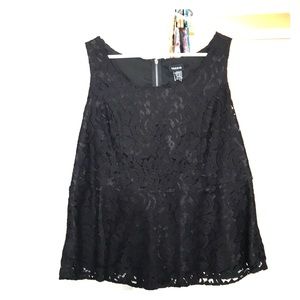 Lace peplum top from torrid